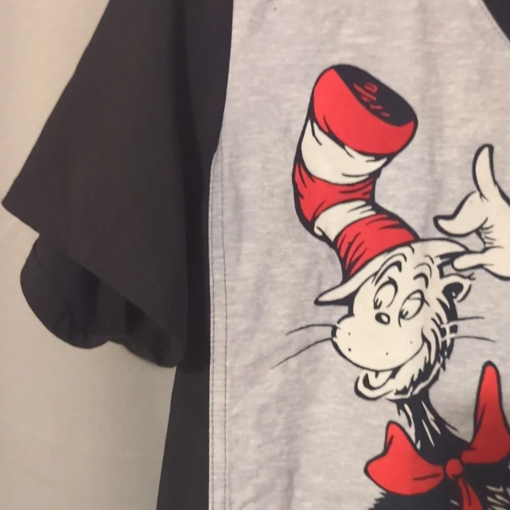 Dr. Seuss Cat In The Hat women's top - Picture 7 of 12
